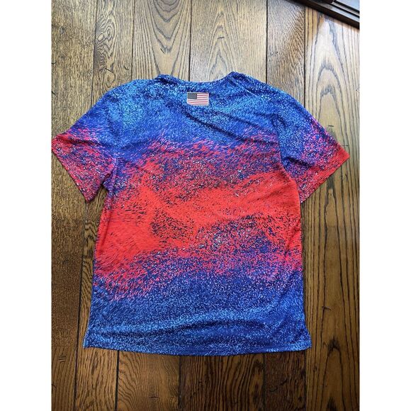 Nike Men’s Dri-FIT USA Miler Printed Running T-Shirt FJ3411-635 Size XL NWT - Picture 2 of 5